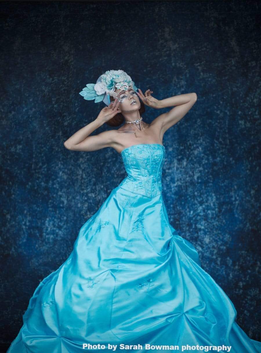 Katebackdrop£ºKate Deep Blue Texture Backdrops old master