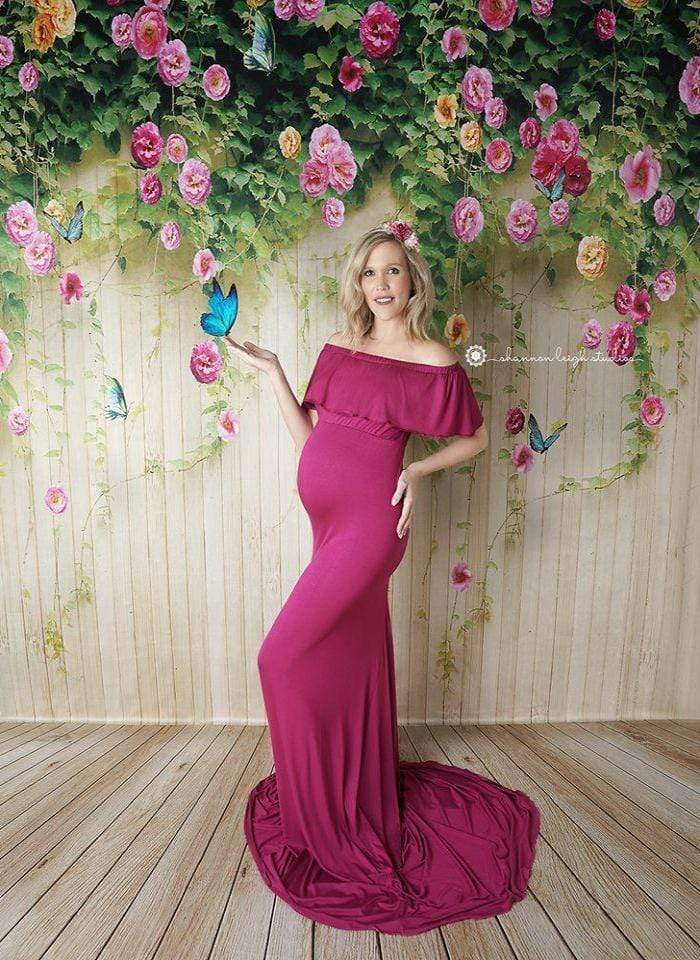 Katebackdrop£ºKate Flower Backdrop wood Floral Background photography