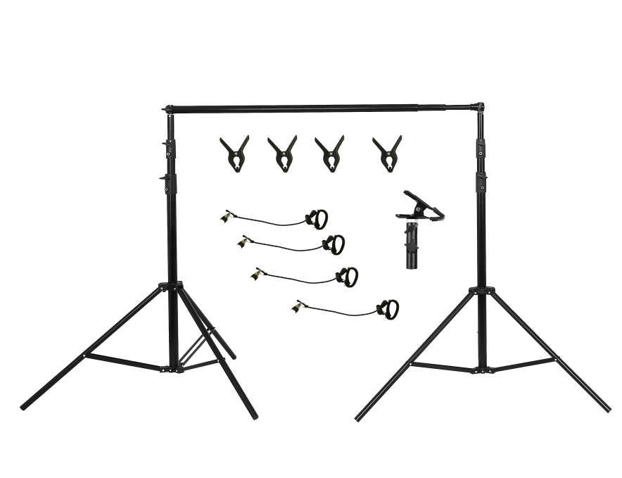 Kate 3x2.8m Frame Kit both for Fabric Backdrop and Double-side Pop-up backdrop( including 4 fish mouth clips + 4 stretch clips + E vigorous clip) AU - Kate Backdrop AU