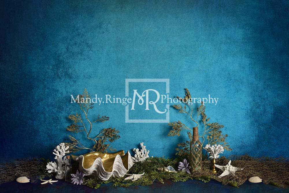 Kate Under The Sea Mermaid Children Backdrop for Photography Designed by Mandy Ringe Photography - Kate Backdrop AU