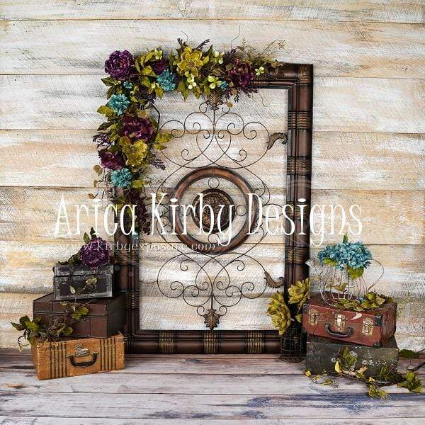 Kate Vintage Floral Traveler Backdrop designed by Arica Kirby - Kate Backdrop AU