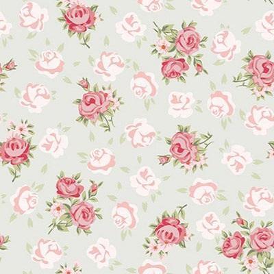 Kate Pink Flower White Background Pattern Baby Photography Backdrop - Kate Backdrop AU