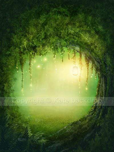 Katebackdrop Kate Fanstic Forest Scenery Backdrop Cricle Tree Dreamlike