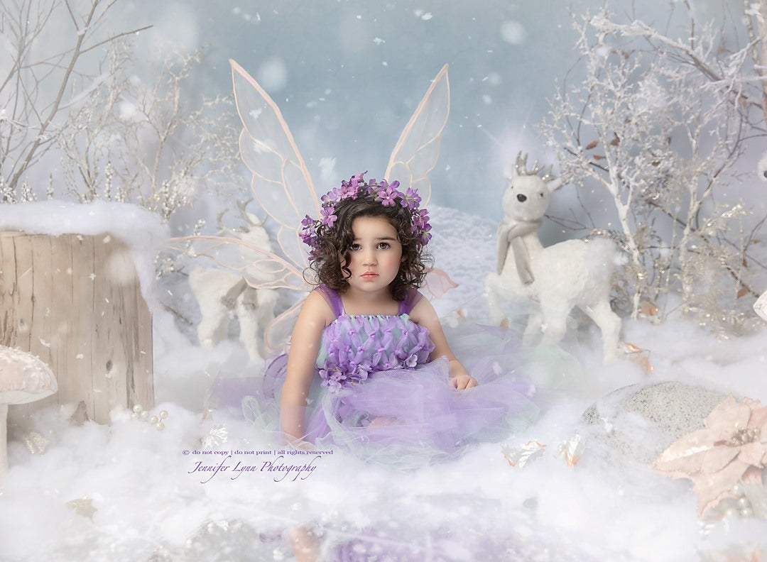 Kate Winter Wonderland Snow Freeze Backdrop photography studio