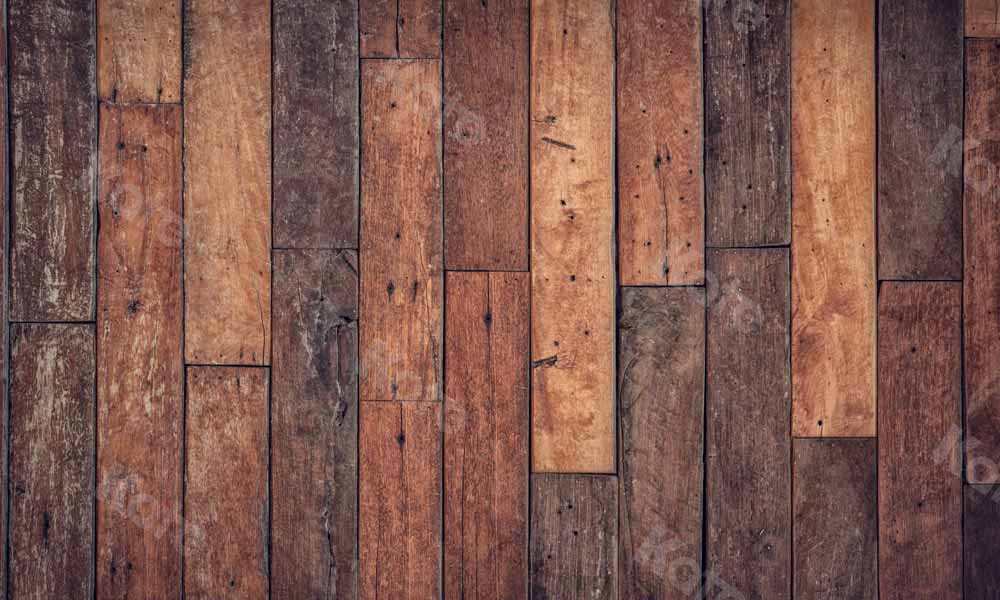 Kate Retro Backdrop Wood Grain Floor Texture Rubber Floor Mat