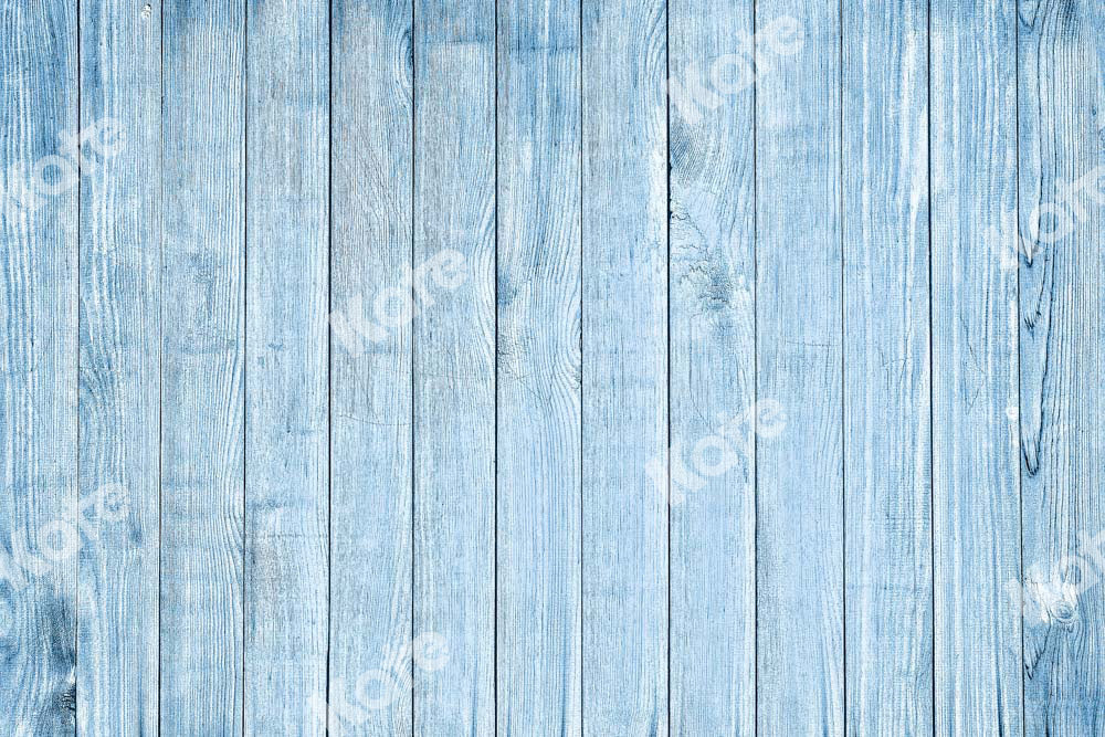 Kate Blue Wood Texture Rubber Floor Mat Designed by Kate Image - Kate Backdrop AU