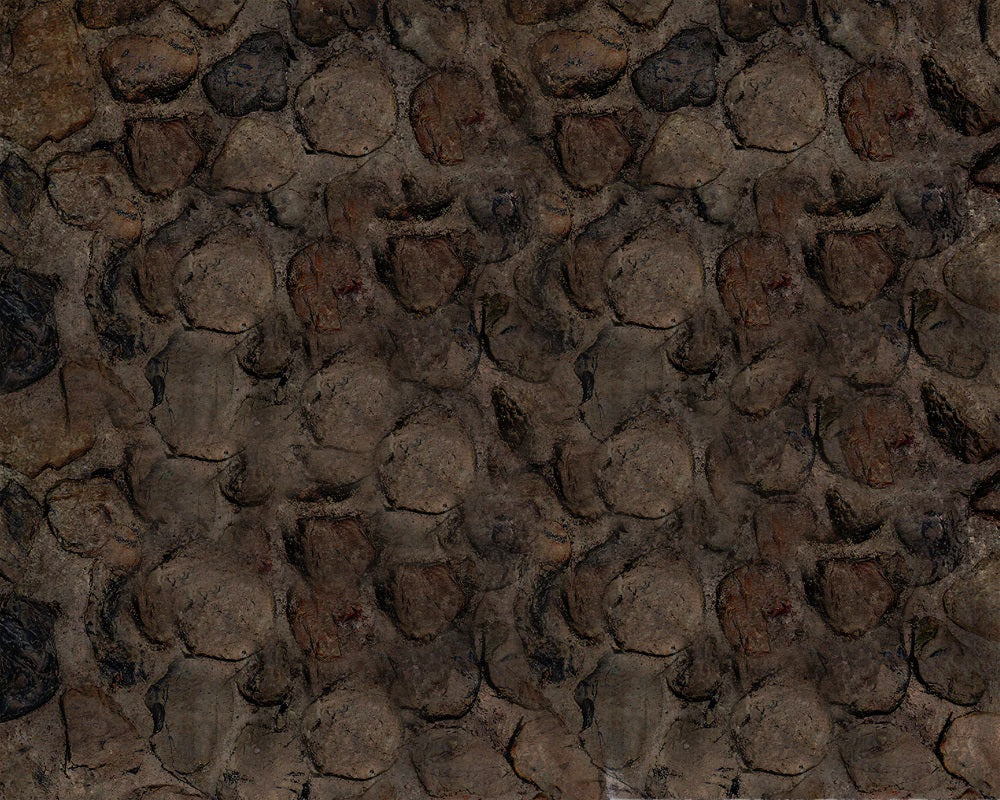 Kate Brown Cobblestone Rubber Floor Mat - Kate Backdrop AU