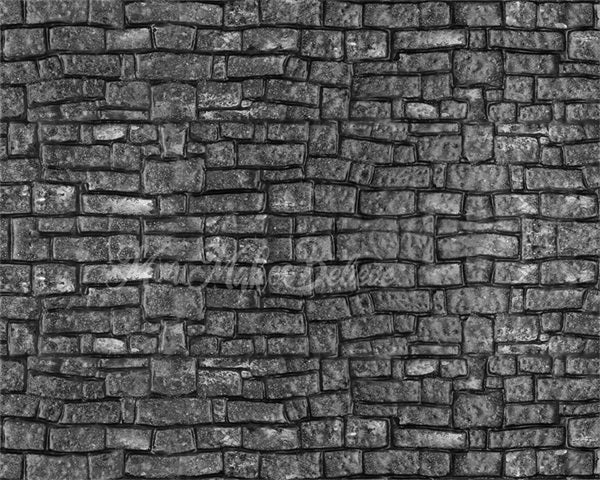 Kate Plain Grey Cobblestone Rubber Floor Mat for Photography designed by Mini MakeBelieve - Kate Backdrop AU