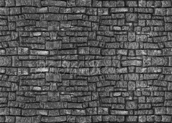 Kate Plain Grey Cobblestone Rubber Floor Mat for Photography designed by Mini MakeBelieve - Kate Backdrop AU