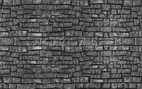 Kate Plain Grey Cobblestone Rubber Floor Mat for Photography designed by Mini MakeBelieve - Kate Backdrop AU