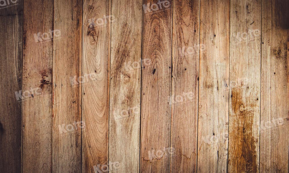 Kate Light Brown Wood Rubber Floor Mat - Kate Backdrop AU