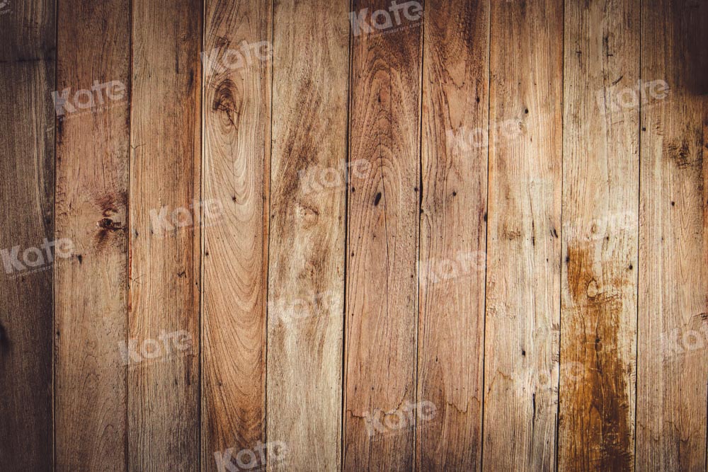 Kate Light Brown Wood Rubber Floor Mat - Kate Backdrop AU