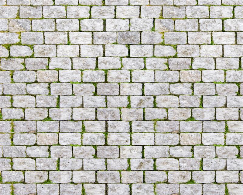 Kate White Bricks Grass Rubber Floor Mat - Kate Backdrop AU