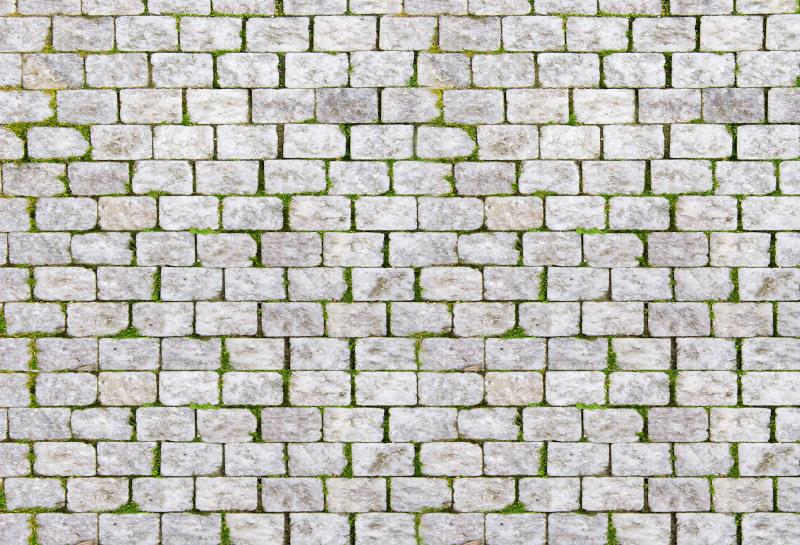 Kate White Bricks Grass Rubber Floor Mat - Kate Backdrop AU