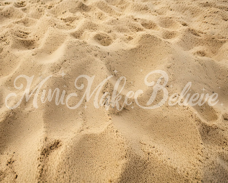 Kate Painterly Beach Sand Rubber Floor Mat for Photography designed by Mini MakeBelieve