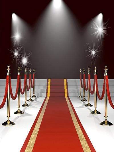 Katebackdrop£ºKate Red Carpet Stairs Light Black Background Wedding Photo