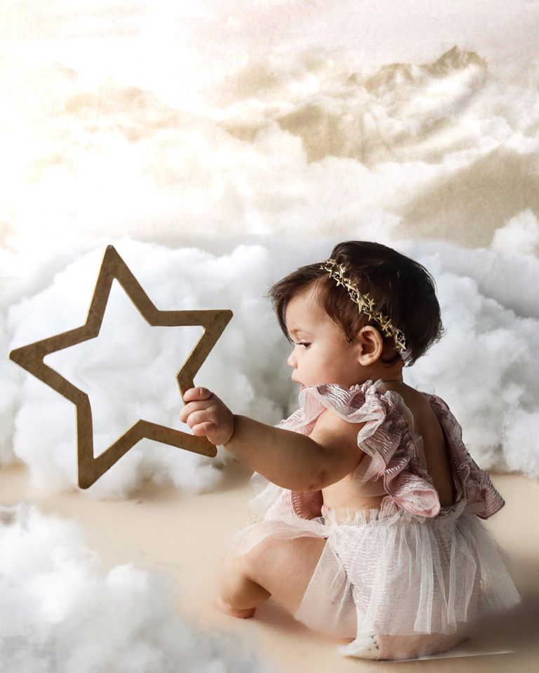 Kate Litter Sky Star Backdrop for Newborn Designed by Jerry_Sina