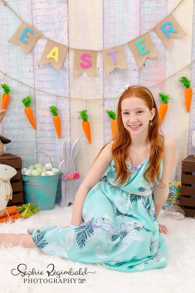 Kate Easter Colorful Wood Backdrop Photography