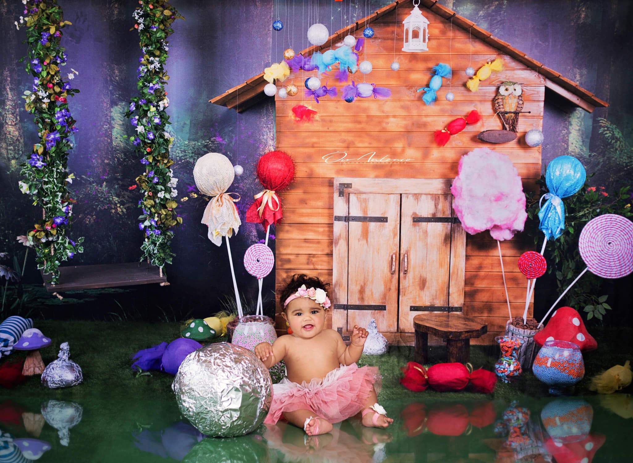 Kate Jungle candyland hourse Backdrop Fantasy forest designed by studio gumot - Kate Backdrop AU