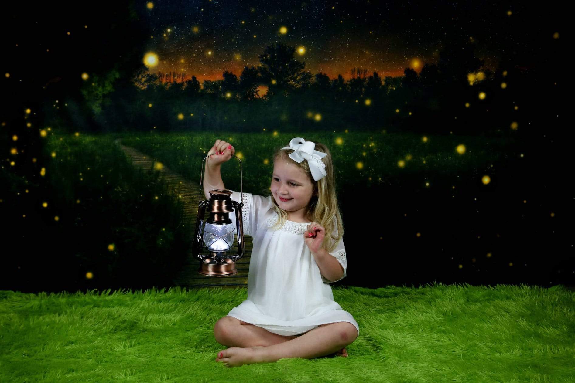 Kate Firefly field Backdrop for Photography Designed by Marina Smith