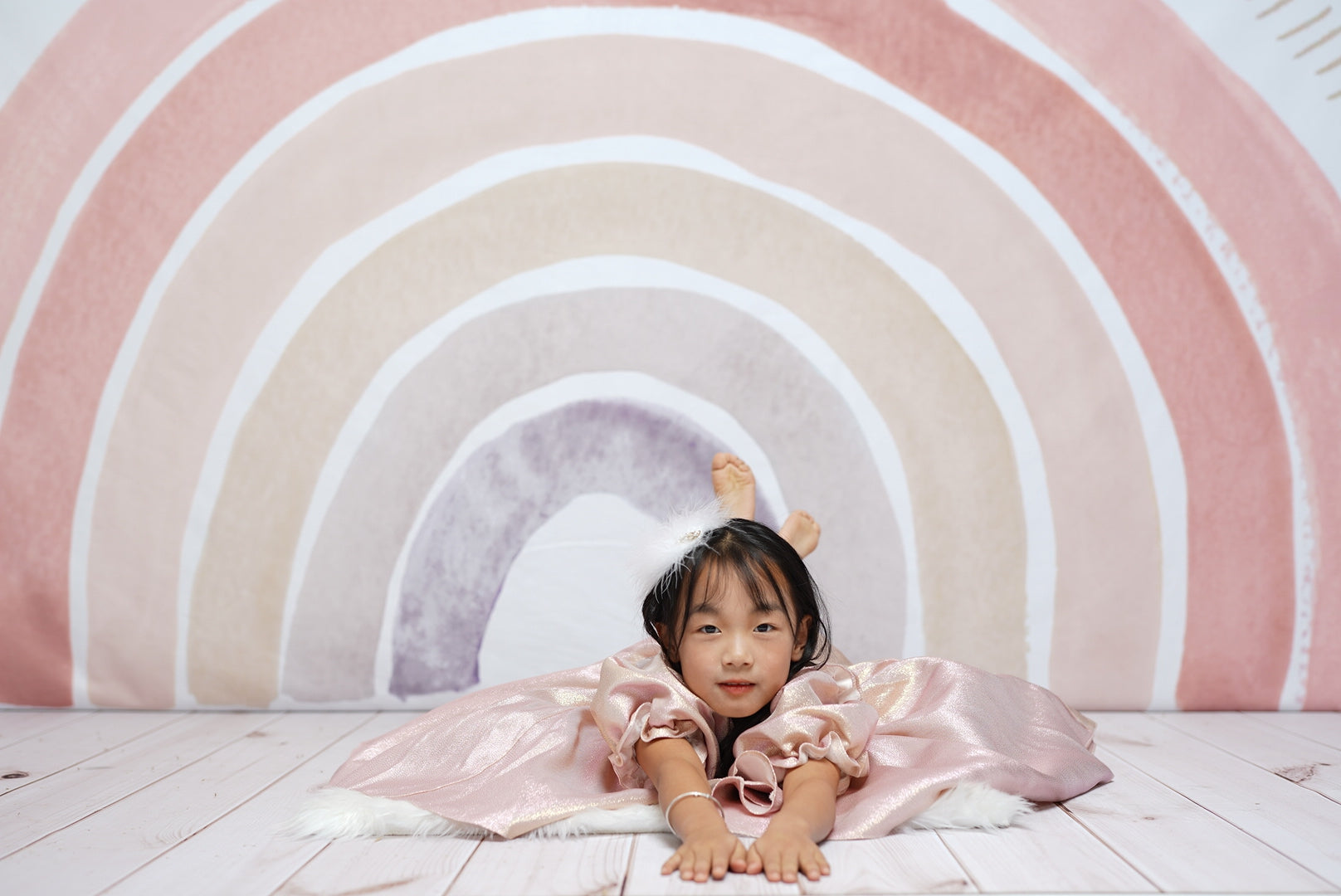 Kate Boho Rainbow Backdrop Designed by Mandy Ringe Photography