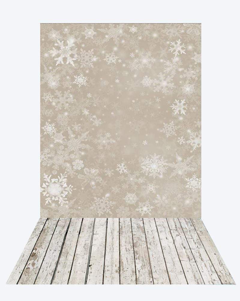 Kate Snow Backdrop for Photography +White wood floor mat