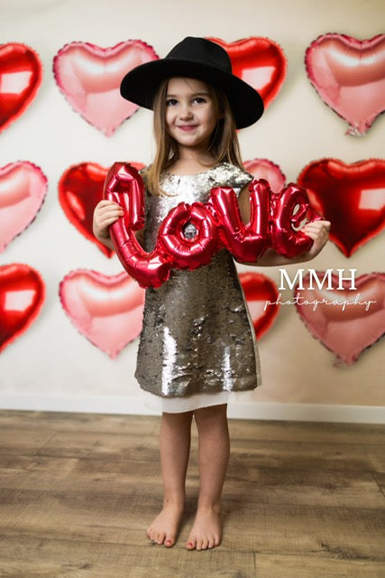 Kate Valentine's Day Backdrop Heart Designed by Melissa McCraw-Hummer