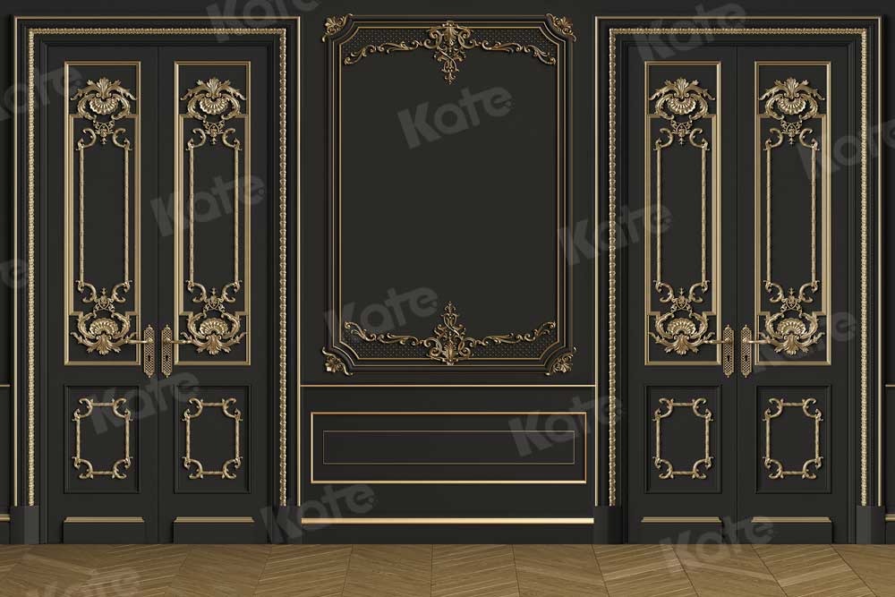 Kate Retro Wall Backdrop Gold And Black for Photography - Kate Backdrop AU