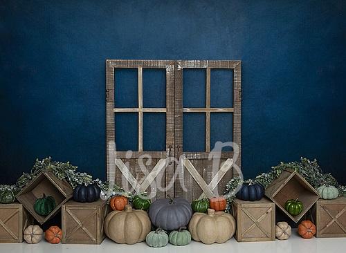 Kate Fall Pumpkins Backdrop Designed by Lisa B - Kate Backdrop AU