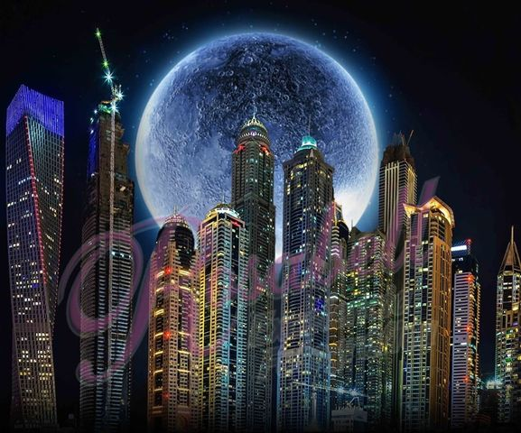 Kate Super Hero City Backdrop Designed by Rosabell Photography - Kate Backdrop AU