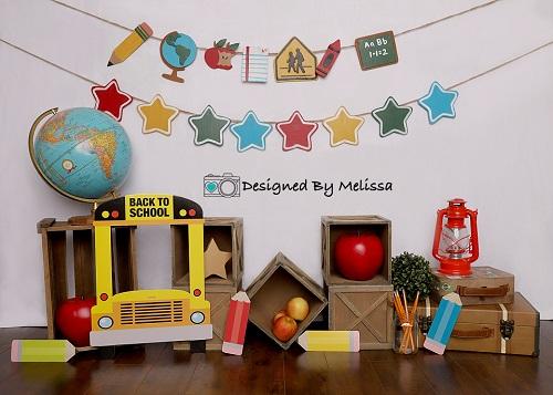 Kate Back to School Backdrop for Photography Designed by Melissa King - Kate Backdrop AU