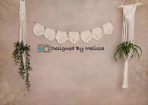 Kate Boho Plants Backdrop Designed by Melissa King - Kate Backdrop AU
