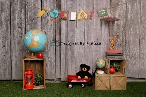 Kate Back to School Backdrop Outdoor Designed by Melissa King - Kate Backdrop AU