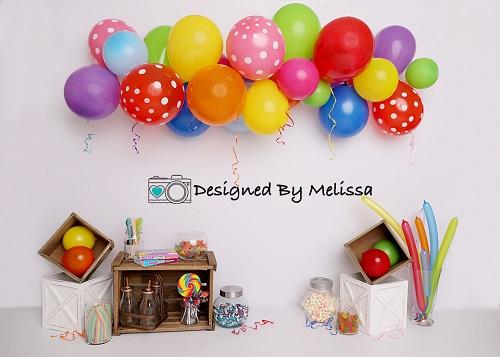Kate Rainbow Candy Backdrop Designed by Melissa King - Kate Backdrop AU