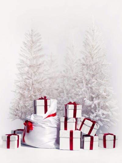Katebackdrop£ºKate Christmas Gift And Snow Tree Backdrops